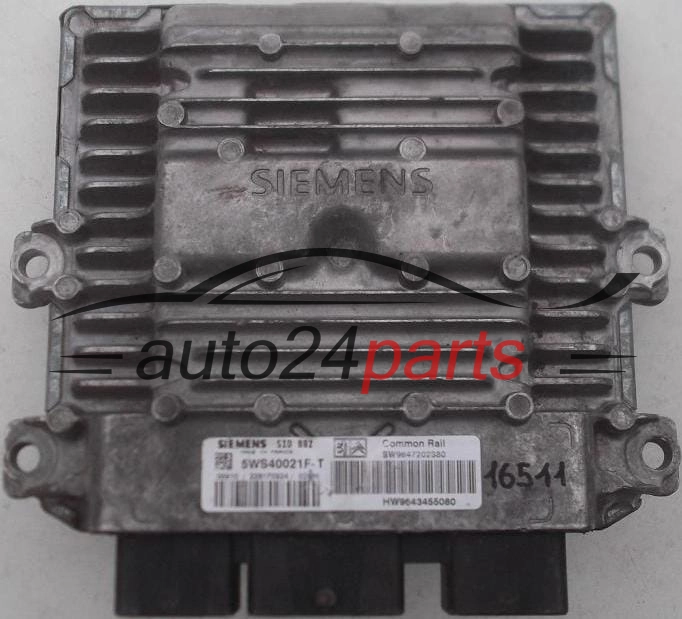 KOMPUTER STEROWNIK SILNIKA CITROEN C3 1.4 HDI 5WS40021F-T 