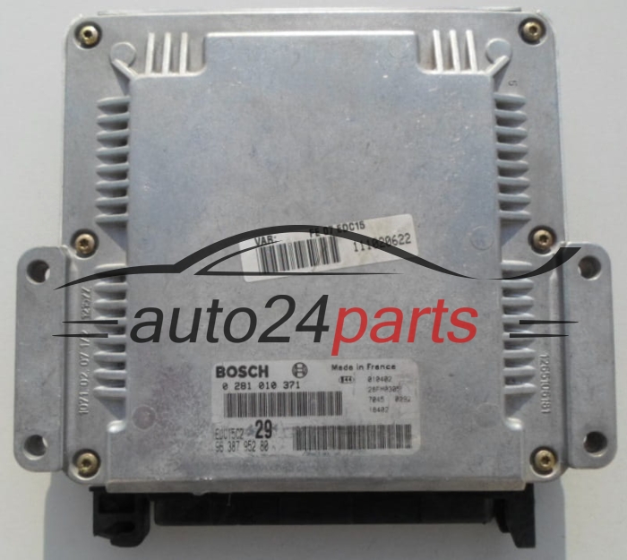 MOTORSTEUERGERÄT ECU STEUERGERÄT  CITROEN C5 2.2 HDI BOSCH 0 281 010 371,  96 387 952 80