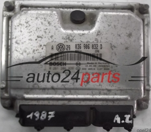 CALCULATEUR MOTEUR VW VOLKSWAGEN GOLF 1.4 036906032D, 036 906 032 D, BOSCH 0261206826, 0 261 206 826 