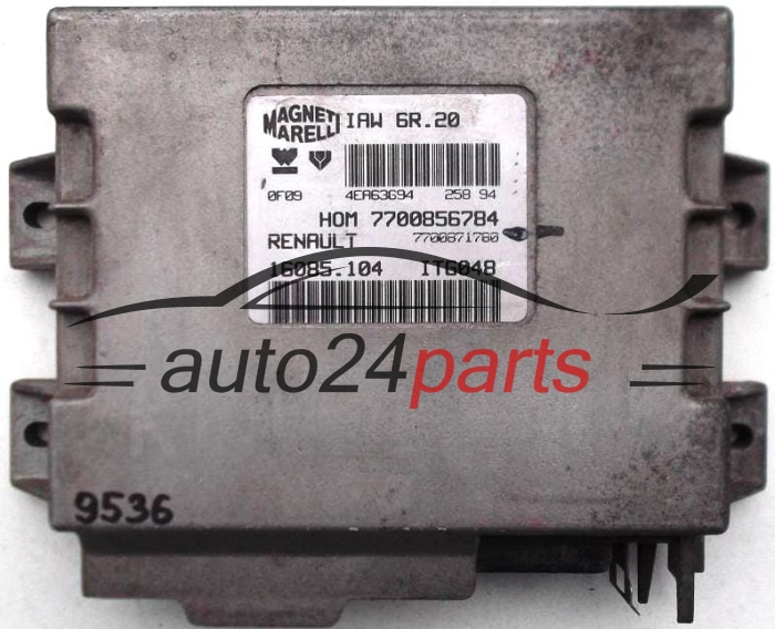 KOMPUTER STEROWNIK SILNIKA RENAULT TWINGO 1.2 MAGNETI MARELLI IAW 6R.20, IAW6R20, 7700856784, 7700871780, 16085.104, 16085104 