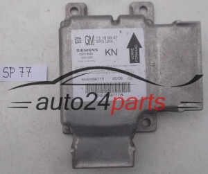 STEROWNIK MODUL PODUSZEK POWIETRZNYCH OPEL VECTRA C SIGNUM GM 13 18 69 47 KN, 13186947, 13186947KN, SIEMENS 5WK43656 - SP77, SP78, SP79, SP80