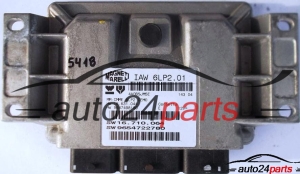 MOTORSTEUERGERÄT ECU STEUERGERAT PEUGEOT 307 1.4 MAGNETI MARELLI IAW 6LP2.01, IAW6LP201, HW 16.631.044, 16631044, 9647498180, HW 16.710.064, 16710064, 9654722780 