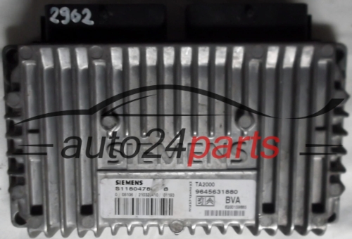 BOITE DE VITESSES AUTOMATIQUE PEUGEOT 406 2.0 HDI SIEMENS S118047803B, S118047803 B, S 118047803 B, 9645631880 TA2000