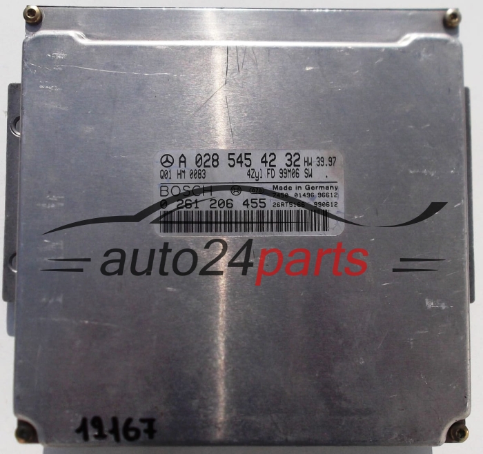 MOTORSTEUERGERÄT ECU STEUERGERAT MERCEDES C CLASS W202 1.8, BOSCH 0 261 206 455