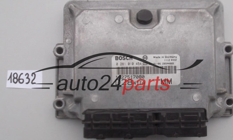 KOMPUTER STEROWNIK SILNIKA FIAT DUCATO BOXER JUMPER 2.0 HDI BOSCH 0 281 010 454, 0281010454, 1327517080, D2841IA MM