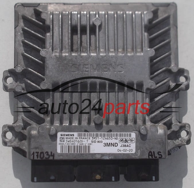CALCULATEUR MOTEUR FORD FOCUS C-MAX 2.0 TDCI SIEMENS 5WS40162D-T