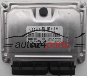 KOMPUTER STEROWNIK SILNIKA AUDI A6 1.9 TDI AVF 038 906 019 HM, 038906019HM, BOSCH 0 281 011 046, 0281011046 - 6207