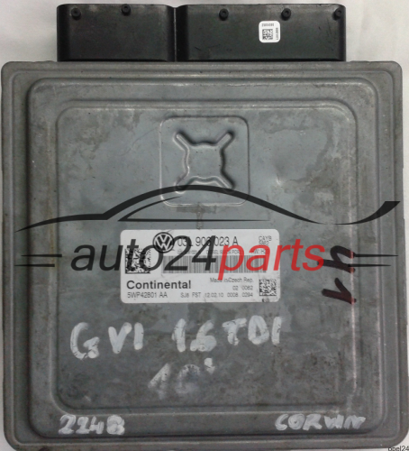 MOTORSTEUERGERÄT ECU STEUERGERÄT VW VOLKSWAGEN GOLF 1.6 TDI 03L906023A