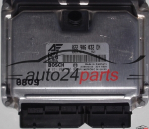MOTORSTEUERGERÄT ECU STEUERGERAT VW VOLKSWAGEN GOLF VI, BOSCH 0 261 208 436, 0261208436, 022 906 032 EH, 022906032EH, ME7.1 
