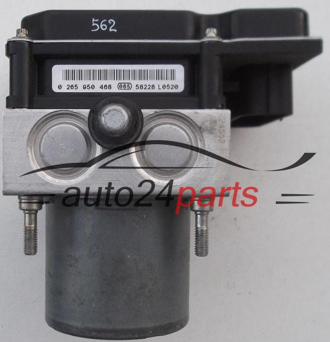 Pompe ABS et calculateur  AUDI A4 BOSCH  0 265 950 468