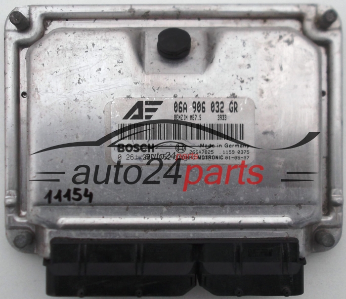 ECU CENTRALITA DE MOTOR SEAT ALHAMBRA VW SHARAN 2.0 ATM 06A906032GR, 06A 906 032 GR, BOSCH 0261207352, 0 261 207 352 