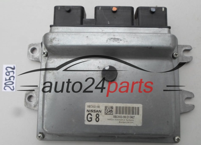 CALCULATEUR MOTEUR NISSAN QASHQAI 2.0 MEC932-190, MEC932190, C1 0427