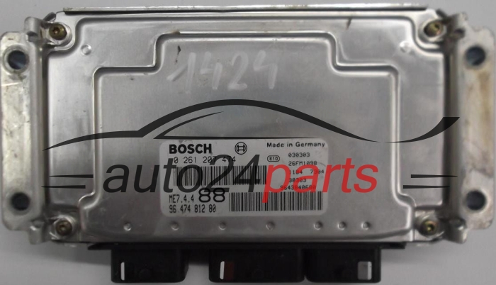 ECU CENTRALITA DE MOTOR PEUGEOT 307 1.6 16V BOSCH 0261207474