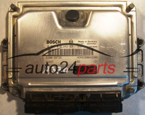 UCE CENTRALITA DE MOTOR RENAULT MEGANE 1.9 DTI BOSCH 0 281 010 442, 8200199726