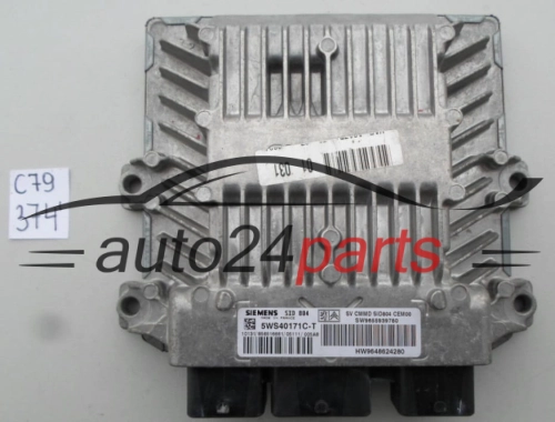 KOMPUTER STEROWNIK SILNIKA CITROEN PEUGEOT 1.4 HDI SIEMENS 5WS40171C-T, 5WS40171CT, SID 804