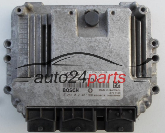 Calculateur Moteur FORD FOCUS 1.6 TDCI BOSCH 0 281 012 487, FoMoCo 5M51-12A650-UA