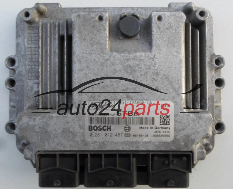 Calculateur Moteur FORD FOCUS 1.6 TDCI BOSCH 0 281 012 487, FoMoCo 5M51-12A650-UA