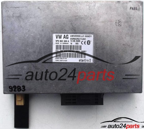 STEUERGERAT BLUETOOTH SEAT, VW, AUDI, SKODA, 5P0 862 335 A, 5P0862335A, TFU-030 0040 1032 A3 
