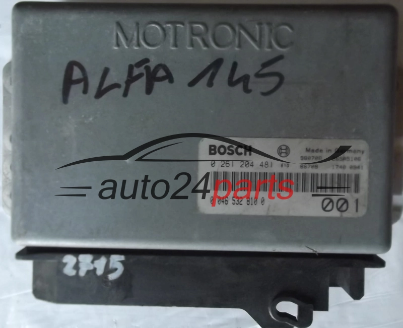 KOMPUTER STEROWNIK SILNIKA ALFA ROMEO 0261204481 0046532910 46532810