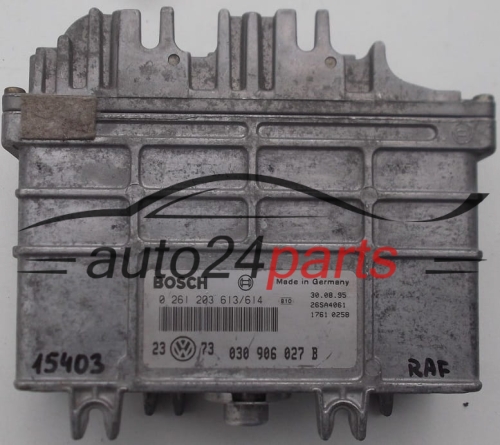 CENTRALITA DE MOTOR VOLKSWAGEN GOLF III VENTO BOSCH 0 261 203 613/614, 0261203613, 0261203614, 030 906 027 B, 030906027B