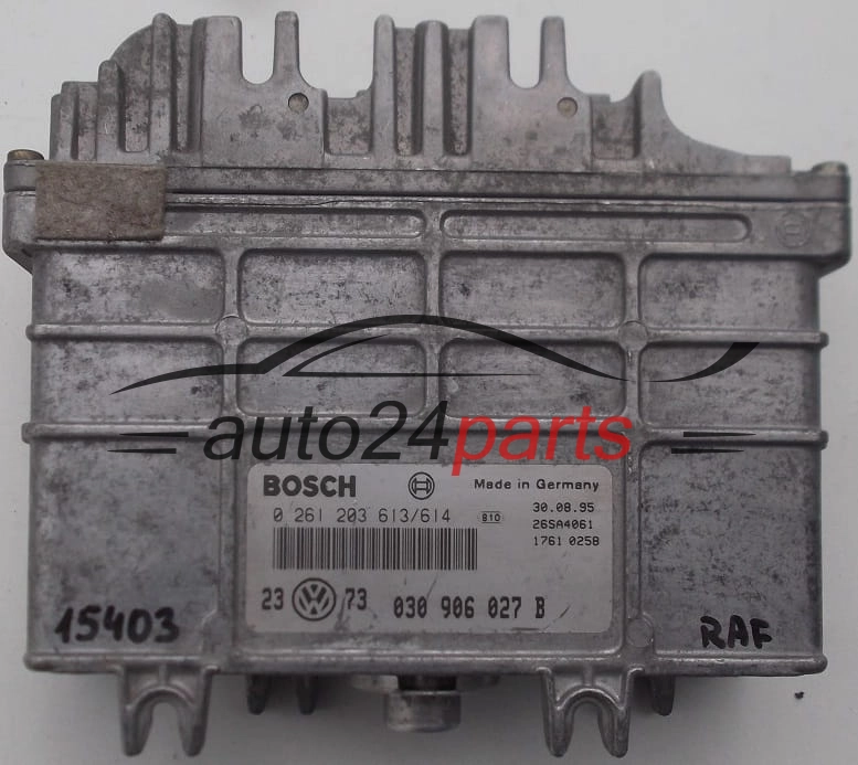 CENTRALITA DE MOTOR VOLKSWAGEN GOLF III VENTO BOSCH 0 261 203 613/614, 0261203613, 0261203614, 030 906 027 B, 030906027B