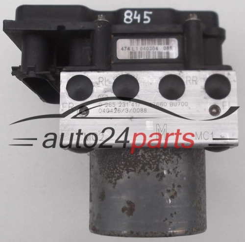Pompa abs i sterownik NISSAN ALMERA TINO 0265231417 47660BU700 0265800331