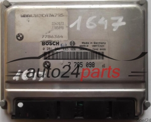 CALCULATEUR MOTEUR BMW E46 320 2.0 D BOSCH 0281001445, 0 281 001 445, 7785098, 7 785 098