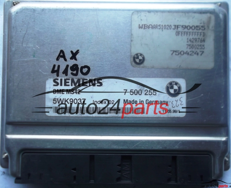 ECU CENTRALITA DE MOTOR BMW E38 E39 E46 2.8 SIEMENS 5WK9037 
