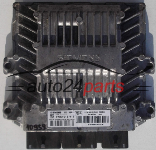 KOMPUTER STEROWNIK SILNIKA PEUGEOT 407 307 2.0 HDI 5WS40167F-T