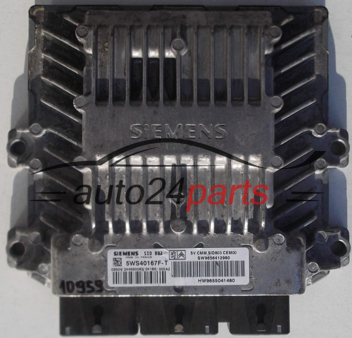 KOMPUTER STEROWNIK SILNIKA PEUGEOT 407 307 2.0 HDI 5WS40167F-T