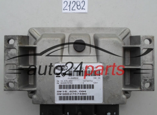 MOTORSTEUERGERÄT ECU STEUERGERAT PEUGEOT 206 Magneti Marelli IAW 6LPA.01, IAW6LPA01, SW 9652757480, HW 9649578780