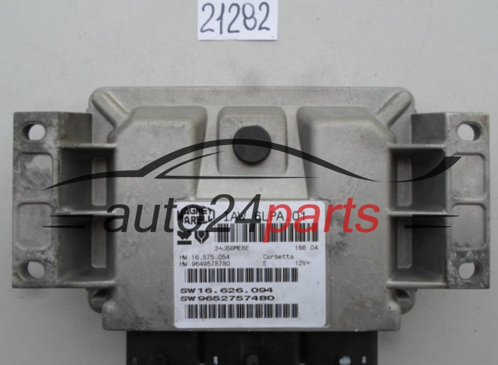MOTORSTEUERGERÄT ECU STEUERGERAT PEUGEOT 206 Magneti Marelli IAW 6LPA.01, IAW6LPA01, SW 9652757480, HW 9649578780