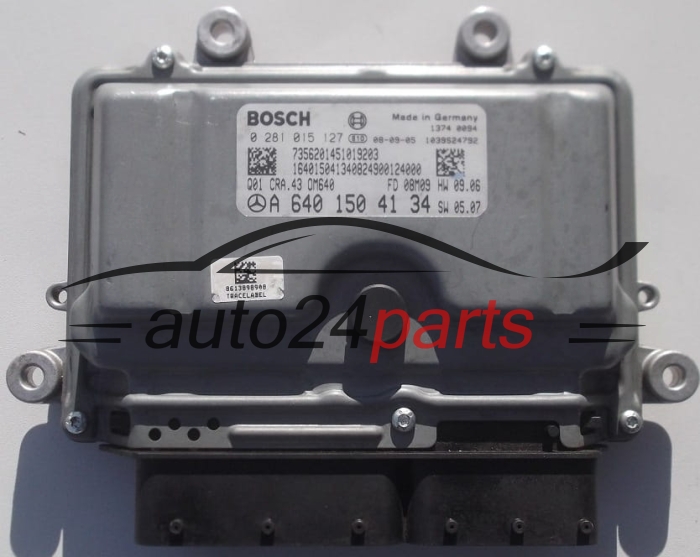 ECU CENTRALITA DE MOTOR  MERCEDES 2.0 CDI BOSCH 0 281 015 127,  A 640 150 41 34