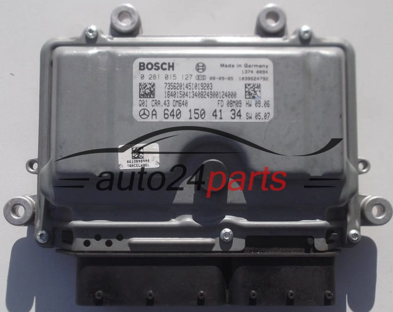 ECU CENTRALITA DE MOTOR  MERCEDES 2.0 CDI BOSCH 0 281 015 127,  A 640 150 41 34