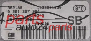 MOTORSTEUERGERÄT ECU STEUERGERAT OPEL CORSA C 1.2 Z12XE BOSCH 0 261 207 964