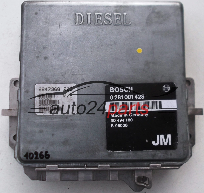 KOMPUTER STEROWNIK SILNIKA OPEL OMEGA 2.5 TDS, BOSCH 0 281 001 428, 0281001428, 90 494 180, 90494180