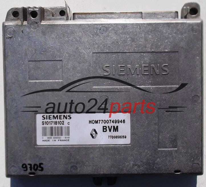 KOMPUTER STEROWNIK SILNIKA RENAULT CLIO 1.4, SIEMENS S101718102 C