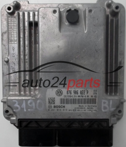 CALCULATEUR MOTEUR VW VOLKSWAGEN CRAFTER 2.5 TDI 076906022P, 076 906 022 P, BOSCH 0281016819, 0 281 016 819, A0009004100