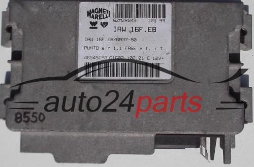 KOMPUTER STEROWNIK SILNIKA FIAT PUNTO 1.1 MAGNETI MARELLI IAW 16F.EB, IAW16FEB, 46545150, 61602.102.01, 6160210201