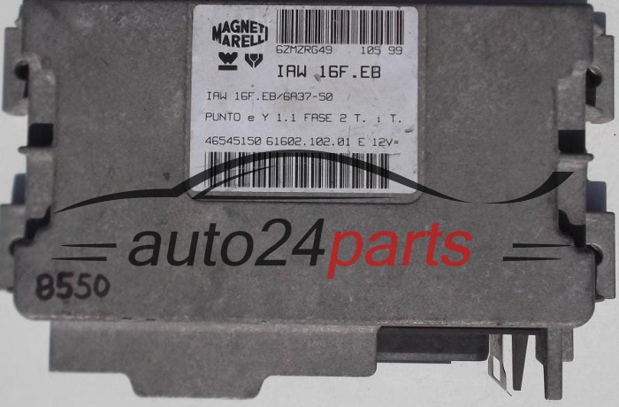 KOMPUTER STEROWNIK SILNIKA FIAT PUNTO 1.1 MAGNETI MARELLI IAW 16F.EB, IAW16FEB, 46545150, 61602.102.01, 6160210201
