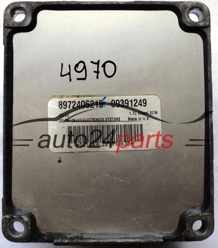 MOTORSTEUERGERÄT ECU STEUERGERÄT OPEL ASTRA CORSA 1.7 DTI DELPHI DELCO 09391249, ISUZU 8972406215