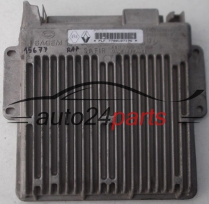 KOMPUTER STEROWNIK SILNIKA RENAULT TWINGO 1.2, PLF 7700107196, 16319.054, 16319054, HOM 7700105559, 7700107250, 0N9V3367 - 15677