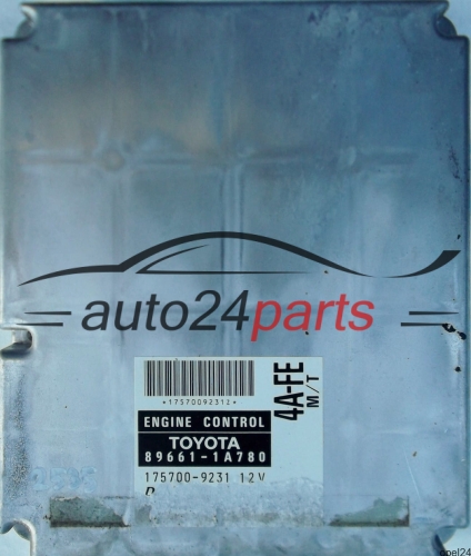 MOTORSTEUERGERÄT ECU STEUERGERÄT TOYOTA COROLLA 1.6 4A-FE M/T 896611A780 1757009231