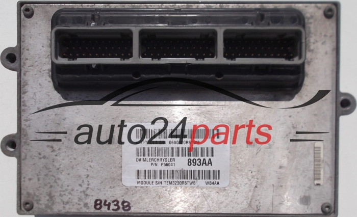 KOMPUTER STEROWNIK SILNIKA JEEP GRAND CHEROKEE 4.0 MOTOROLA 06A0100R6TWB, P56041 893AA, P56041893AA, 893AA, WB4AA 