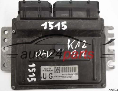 MOTORSTEUERGERÄT ECU STEUERGERÄT NISSAN MICRA 1.0 1.2 MEC32-020 UG , MEC32020, MEC32-020 H4 4528