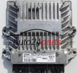 CALCULATEUR MOTEUR FORD FOCUS C-MAX SIEMENS 5WS40286C-T, 5WS40286CT, FoMoCo 6M51-12A650-TC, 6M5112A650TC, 7BKC, SID 803 