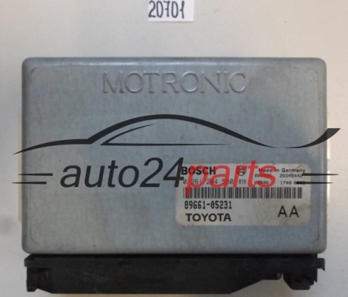 KOMPUTER STEROWNIK SILNIKA TOYOTA AVENSIS 1.6 0261204580 89661-05231 8966105231