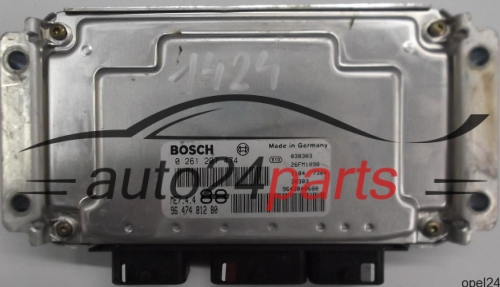MOTORSTEUERGERÄT ECU STEUERGERÄT PEUGEOT 307 1.6 16V BOSCH 0261207474