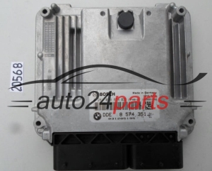 KOMPUTER STEROWNIK SILNIKA BMW X1 BOSCH 0 281 019 854, 0281019854, DDE 8 574 351, DDE8574351, 8574351 - 20568