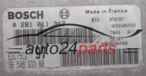 KOMPUTER STEROWNIK SILNIKA CITROEN PEUGEOT 2.0 HDI BOSCH 0 281 011 342,  96 546 933 80